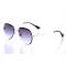 Жіночі сонцезахисні окуляри Краплі 10110 срібні з фіолетовою лінзою . Photo 1