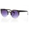 Женские сонцезащитные очки 7486 чёрные с фиолетовой линзой . Photo 1
