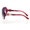Жіночі сонцезахисні окуляри Класика 4367 червоні з фіолетовою лінзою 