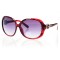 Женские сонцезащитные очки Классика 4367 красные с фиолетовой линзой . Photo 1