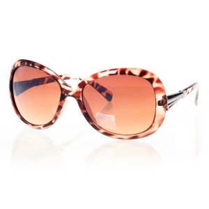 Жіночі сонцезахисні окуляри Класика 4382 коричневі з коричневою лінзою 