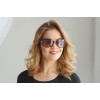 Жіночі сонцезахисні окуляри Класика 4425 коричневі з коричневою лінзою 