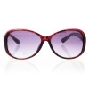 Жіночі сонцезахисні окуляри Класика 4428 червоні з фіолетовою лінзою 