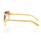 Женские сонцезащитные очки Классика 5027 жёлтые с коричневой линзой . Photo 3