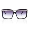 Жіночі сонцезахисні окуляри Класика 5030 чорні з фіолетовою лінзою 