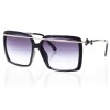 Женские сонцезащитные очки Классика 5030 чёрные с фиолетовой линзой 