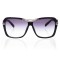 Женские сонцезащитные очки Классика 5039 чёрные с фиолетовой линзой . Photo 2