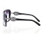 Женские сонцезащитные очки Классика 5039 чёрные с фиолетовой линзой . Photo 3