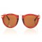 Женские сонцезащитные очки 7991 коричневые с коричневой линзой . Photo 2