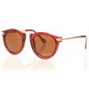 Жіночі сонцезахисні окуляри 7991 коричневі з коричневою лінзою 