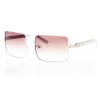 Жіночі сонцезахисні окуляри Класика 5068 білі з коричневою лінзою 