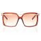 Женские сонцезащитные очки Классика 5094 коричневые с коричневой линзой . Photo 2