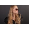 Жіночі сонцезахисні окуляри Класика 5094 коричневі з коричневою лінзою 