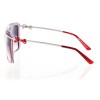 Жіночі сонцезахисні окуляри Класика 5099 червоні з фіолетовою лінзою 