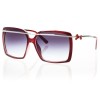 Жіночі сонцезахисні окуляри Класика 5099 червоні з фіолетовою лінзою 