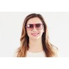 Жіночі сонцезахисні окуляри Класика 5649 фіолетові з фіолетовою лінзою 