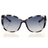 Женские сонцезащитные очки Классика 8397 чёрные с серой линзой 