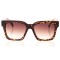 Женские сонцезащитные очки Классика 8400 коричневые с коричневой линзой . Photo 2