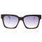 Женские сонцезащитные очки Классика 8401 чёрные с серой линзой . Photo 2