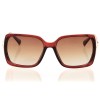 Женские сонцезащитные очки Классика 8414 коричневые с коричневой линзой 