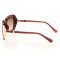 Женские сонцезащитные очки Классика 8414 коричневые с коричневой линзой . Photo 3