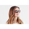 Женские сонцезащитные очки Классика 8414 коричневые с коричневой линзой 
