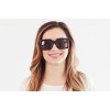 Жіночі сонцезахисні окуляри Класика 8527 чорні з сірою лінзою 