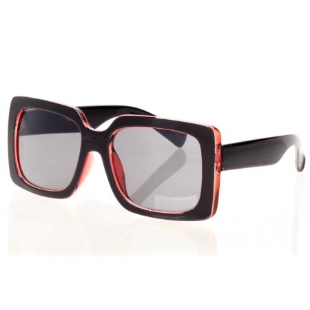 Жіночі сонцезахисні окуляри Класика 8527 чорні з сірою лінзою 