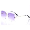 Женские сонцезащитные очки Классика 10101 золотые с фиолетовой линзой 