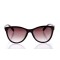 Женские сонцезащитные очки Классика 10129 коричневые с коричневой линзой . Photo 2
