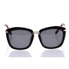 Жіночі сонцезахисні окуляри Класика 10134 чорні з чорною лінзою 