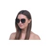 Жіночі сонцезахисні окуляри Класика 10134 чорні з чорною лінзою 