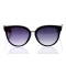 Женские сонцезащитные очки Классика 10185 чёрные с чёрной линзой . Photo 2