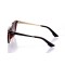 Женские сонцезащитные очки Классика 10186 коричневые с коричневой линзой . Photo 3