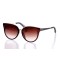 Женские сонцезащитные очки Классика 10186 коричневые с коричневой линзой . Photo 1
