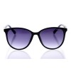 Жіночі сонцезахисні окуляри Класика 10187 чорні з чорною лінзою 