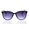 Женские сонцезащитные очки Классика 10187 чёрные с чёрной линзой . Photo 2