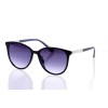 Жіночі сонцезахисні окуляри Класика 10187 чорні з чорною лінзою 