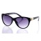 Женские сонцезащитные очки Классика 10191 чёрные с фиолетовой линзой . Photo 1