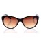 Женские сонцезащитные очки Классика 10192 чёрные с коричневой линзой . Photo 2