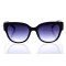 Женские сонцезащитные очки Классика 10199 чёрные с чёрной линзой . Photo 2