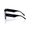 Женские сонцезащитные очки Классика 10199 чёрные с чёрной линзой . Photo 3