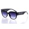 Женские сонцезащитные очки Классика 10199 чёрные с чёрной линзой . Photo 1