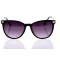 Женские сонцезащитные очки Классика 10201 чёрные с чёрной линзой . Photo 2