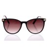 Жіночі сонцезахисні окуляри Класика 10203 коричневі з коричневою лінзою 