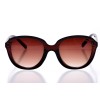 Жіночі сонцезахисні окуляри Класика 10204 коричневі з коричневою лінзою 