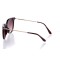 Женские сонцезащитные очки Классика 10206 коричневые с коричневой линзой . Photo 3