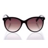 Жіночі сонцезахисні окуляри Класика 10217 чорні з коричневою лінзою 
