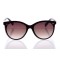 Женские сонцезащитные очки Классика 10217 чёрные с коричневой линзой . Photo 2