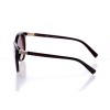 Женские сонцезащитные очки Классика 10217 чёрные с коричневой линзой 